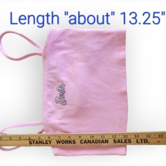 Barbie x Forever 21 Studded Ribbed Halter Top - Size S - Picture 7 of 8